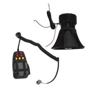 SOIMISS W Car Alarm Horn Speaker with Seven Distinct Alarms and Versatile Warning Sounds, Plastic Construction, Powerful Performance for Vans and Cars in Emergencies and Road Hazards