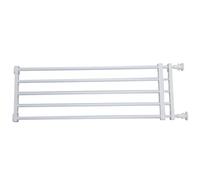 SOIMISS Walk Through Pet Safety Gate for Boy Girl and Wide White Barrier High and Dog Protector for Doorways and Stairs Skin-friendly Smooth Surface Preventing Accidental Push-down