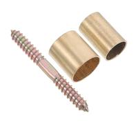 SOIMISS Walking Assistance Elderly Walking Aid Accessories Replacement Tips Copper Ordinary Cane Joint Elderly Disabled Stick Cane Connector Golden