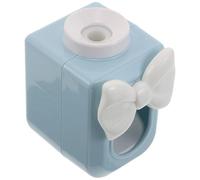 SOIMISS Wall-Mount Toothpaste Dispenser Squeezer Roller with Bow Design No-Drill Toothpaste Tube Holder for Bathroom White Plastic Squeeze Tool Organizer