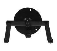 SOIMISS Wall-mounted Trumpet Rack Iron Creative Design Space Saving Instrument Storage Stand Black Not Easy to Break for Musical Instruments