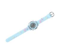 SOIMISS Watch for Cartoon LED Digital Wristwatch with Color Backlight Alarm Stopwatch Read Dial for Elementary School Light Blue