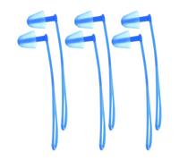 SOIMISS Waterproof Silicone Swimming with Rope for Adults 3 Pairs Secure Against Loss Comfortable Fit to Keep Water for Diving and Water Sports