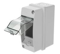 SOIMISS Way Distribution Protection Box with Transparent Cover Outdoor Electrical Enclosure for Circuit Breaker Junction Case for Industrial and Home Use