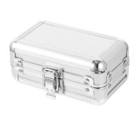 SOIMISS Wear-Resistant Aluminum Telescope Filter Storage Box for Eyepieces Organizer with Padding Weather-Resistant Case for Multiple Astronomy Filters Secure Carrying for Celestial