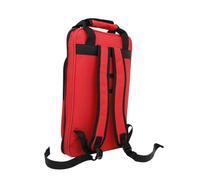 SOIMISS Wear-resistant Drum Stick Bag with Adjustable Strap Small Instrument Holder Tote Pouch for Drummers Oxford Material Bright Red Color