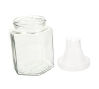 SOIMISS Wear-resistant Glass Fish Bottle Medium Portable Outdoor Catching Container with Anti-slip Handle for Fish Shrimp Crab Thickened Impact-resistant Material