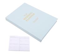 SOIMISS Wedding Planner Notebook for Brides and Grooms Multi Use Engagement Notepad with Countdown Calendar Convenient Memory Organizer for Wedding Guests and Bridal Keepsake