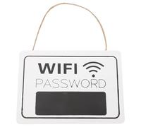 SOIMISS White Mdf Wifi Password Sign Outdoor Wifi Password Sign Easy to Use Eye-catching Communication for Restaurant and Scenic Spot Decoration