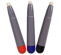 SOIMISS Whiteboard Stylus Pen Set for Touch Screens, 3pcs Felt Tip Capacitive Stylus Pens in Red Blue Black, Compatible with Electronic Whiteboards and Tablets for Classroom and Office