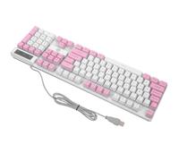 SOIMISS Wired Mechanical Rgb Keyboard 104 Keys Full Size Gaming Keyboard for Home and Office Use