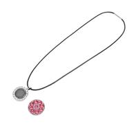 SOIMISS Women Golf Ball Marker Necklace with Magnetic Crystal Hat Clip Elegant Golf Club Pendant for Lady Golfers for Putting and Course Use