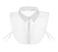 SOIMISS Women's Removable Fake Blouse Collar, White, One Size