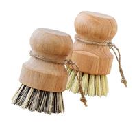 SOIMISS Wood Dish Brush Dishwashing Sponges Kitchen Basic Dish Brush Brush Kitchen Dish Cleaning 4 Pieces