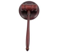 SOIMISS Wooden Auction Hammer Lawyer Gavel Judge Hammer Premium Safe Wood Loud Sound for Auctions and Legal Proceedings