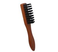 SOIMISS Wooden Beard Brush Retro Handle for Men, Lightweight Broken Hair Cleaning Brush that Protects Skin, for Home and Store Use, for Beard and Hair Styling