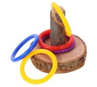 SOIMISS Wooden Bird Training Promotes Physical and Emotional Health Puzzle Solving Feature Suitable for Daily Play Training and Playground Adventures Assorted Random Color