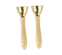 SOIMISS Wooden Clock Toy Boys and Girls Musical Bells Music Instrument Bell Early Education Toy Hand Brain Coordination