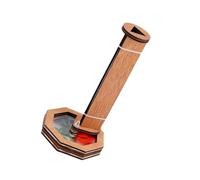 SOIMISS Wooden DIY Kaleidoscope Kit Brown Educational Kaleidoscope for Early Teaching Aid Science Developmental for