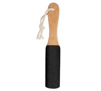 SOIMISS Wooden Foot File 2-Sided Hard Skin Remover Pedicure Tool Black Sturdy Easy to Keep for Men and Elders Professional Foot Care