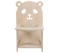 SOIMISS Wooden Hamster Accessories Lightweight Feeding Chair for Guinea Pig and Hedgehog with Beige Wood Material, Mini House Decoration Accessory and Home Decoration