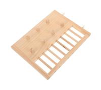 SOIMISS Wooden Hamster Climbing Ladder for Small Pets Lightweight Portable Rat and Chinchilla Ramp Smooth Surface Easy to Clean Versatile Cage Accessory for Gerbils Mice and Parrots