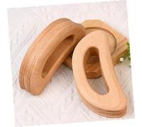 SOIMISS Wooden Handheld Neck Shoulder Massager Small Lightweight Body Scraper Tool for Fatigue Relief Skin Care and Muscle Relaxation Suitable for Home Use and Giving