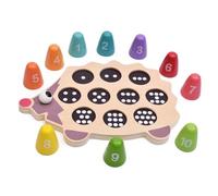 SOIMISS Wooden Hedgehog Matching Educational Puzzle for Early Learning Hand Eye Coordination Fine Motor Skills Development Boys