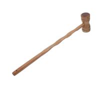 SOIMISS Wooden Judge Gavel for Roleplaying Auction Hammer and Courtroom Lawyer Tool Multifunctional Family for Creative Play and Engagement Solid Wood Construction