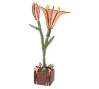 SOIMISS Wooden Lily Puzzle Craft Kit DIY Bloom Bouquet for Adults Botanical Flower Jigsaw for Thanksgiving Christmas Valentine S Day Skill-enhancing Family Activity and Home Blocks