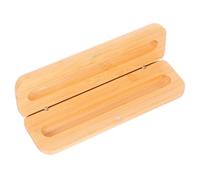 SOIMISS Wooden Pen Storage Box Bamboo Design, Portable Fountain Pen Case Fine Workmanship for Office and Student Stationery