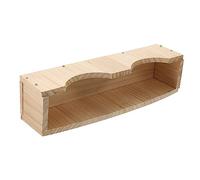 SOIMISS Wooden Rabbit Feeder Basin Large Capacity Hay Groove for Rabbits Hamsters Guinea Pigs Durable Design Easy to Install Pet Cage Keeps Food Clean Fresh