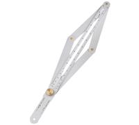 SOIMISS Woodworking Angle Finder Multi-Function Short Protractor Miter Measuring Tool Edge Trimming Capability for Doors Windows and Ceiling Corners