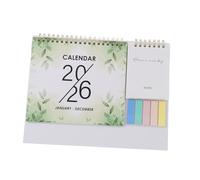 SOIMISS Year Planner Small Desk Calendar with Daily Planner Section Compact Flip Design for Home Office School Efficient Management and Task Organization