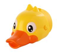 SOIMISS Yellow Faucet Extender for Children Made of Abs and TPE, Creative Water Guide Design to Attract Baby's Attention and Prevent Slipping, Bathroom Safety Aid for Boys and Girls