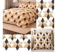 Soimoi 60° Diamond Precut Quilt Kit - 120 Cotton Fabric Diamonds + 120 EPP Papers - Precision Shapes for English Paper Piecing, Diamond Stars, Tumbling Blocks & Geometric Quilts