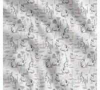 Soimoi Cotton Poplin Fabric, Animal Print, 42 Inch, DIY Projects - 1 Yard