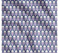 Soimoi Cotton Poplin Fabric Penguin Ocean Print Fabric by The metre 42 Inch Wide