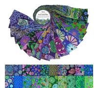 Soimoi Jelly Roll Fabric Strips for Quilting, Precut Fabric for DIY, 40 Strip Assorted Bundle, Jelly Roll for Scrapbooking, Perfect Quilting for Sewing, Craft, Home Decor- Ocean Garden Bliss