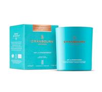 Soirée à Marrakech Scented 220g Candle Made with Essential Oils/High Fragrance Inclusion/Sustainable Natural Vegetable & Bees Wax/CRANBOURN® Blue Glass/Handmade in The UK