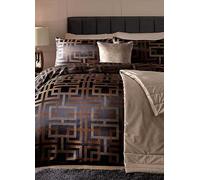 Soiree Bardon Duvet Cover Set Metallic