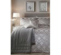 Soiree Belfort Duvet Cover Set Silver