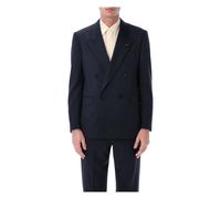 Soirée Double-breasted Jacket - male - Lardini - Blazers - Blue - M - Jackets M