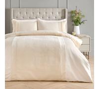 Soirée Iras Luxury Quilted Detailing Natural Duvet Cover Set