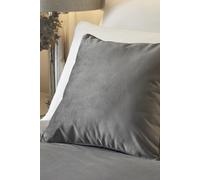 'Melanie' Luxe Velvet Filled Cushion Soiree Dark Grey 43cm x 43cm