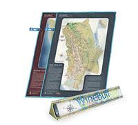 Soiree WineBuff, Microfiber Polishing Towel for Wine Crystal Glasses, Map of Napa Valley & Sonoma