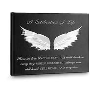 SOITIS Funeral Guest Book for Memorial Service Celebration of Life Guest Book 80 Pages Funeral Sign-in Book - A Celebration of Life