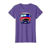 soitwouldseem Girls Classic Fit Black ERF E14 1990s British Heavy Wagon Lorry Truck T-Shirt