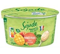 Sojade Organic Mango & Peach Soya Yoghurt Alternative 150g