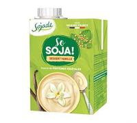 Sojade Organic Vanilla Soya Dessert 530 ml (Pack of 8)